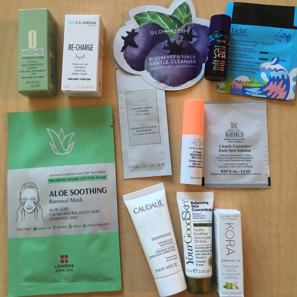 Skincare bundle! ft. Leaders, Caudalie, DE, Tarte